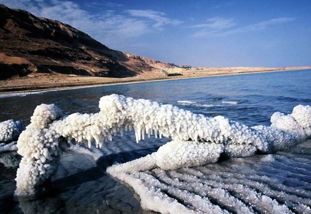 The Dead Sea, a popular health resort