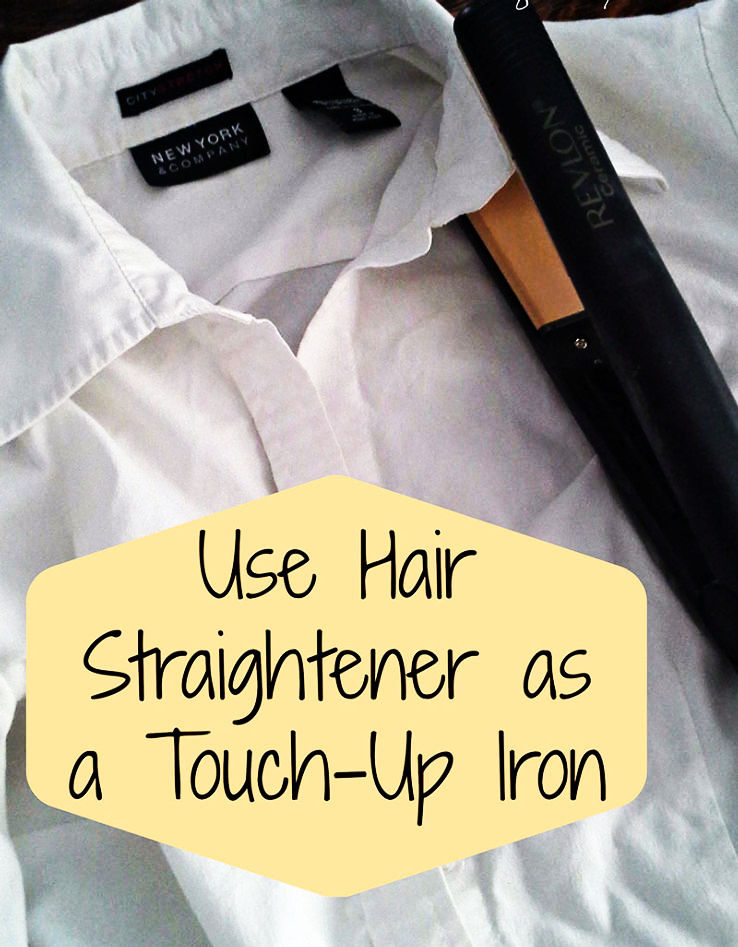 You can use hair straightening machine to iron your shirt collar