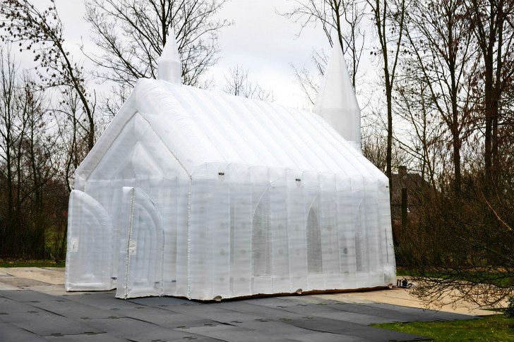 7. Inflatable Church, Netherlands