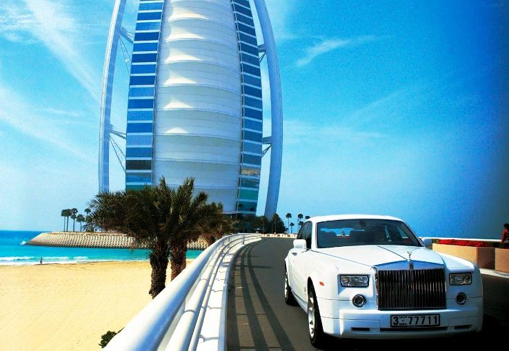Top 10 Tallest Hotels In The World 1 Jw Marriott Marquis Dubai Burj Al Arab Rolls Royce Phantom 1426242869u30 Jpg
