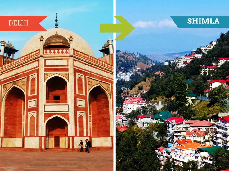 Top 10 Travel Agents for Shimla from Delhi