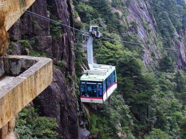 The Yellow Mountains Cable Cars, China