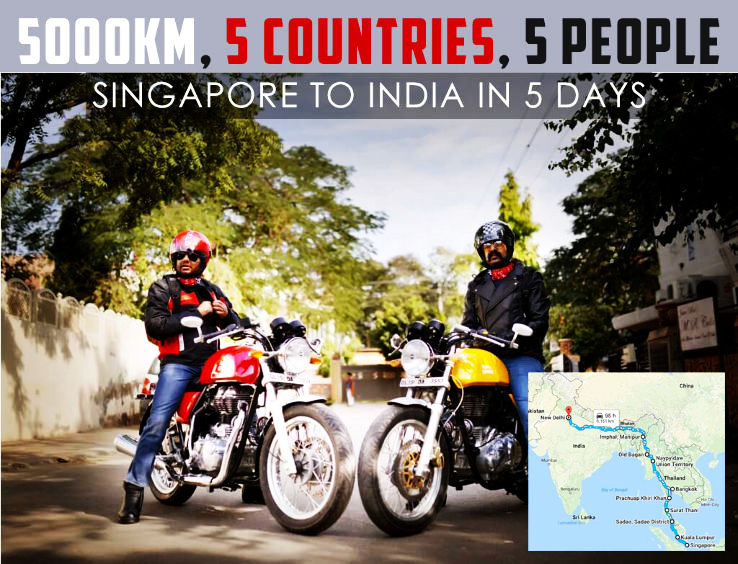 The first ever and the longest cross country Independence day ride