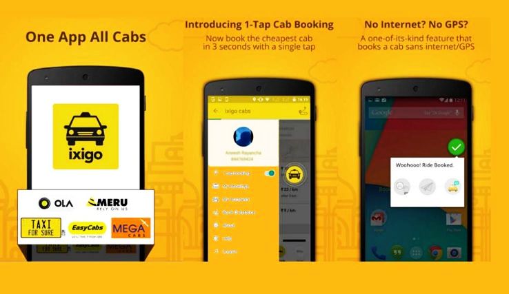 Ixigo Introduces Onetap App For Booking Nearest Cab - Hello Travel Buzz