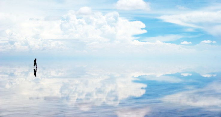 Bolivia's Salt Flat - World Seems to Extend to Infinity Here