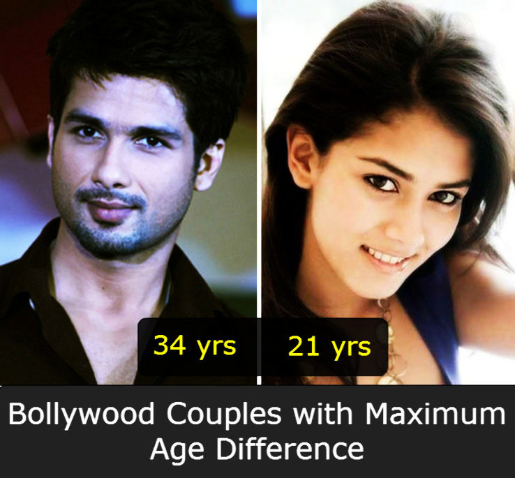10. Shahid Kapoor and mira rajput - 13 Years difference