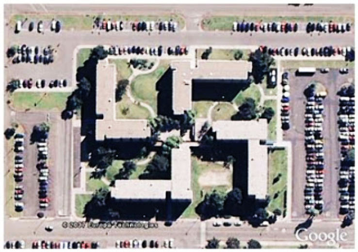 10 Amazing Places| Swastik Shape Building on Google Earth