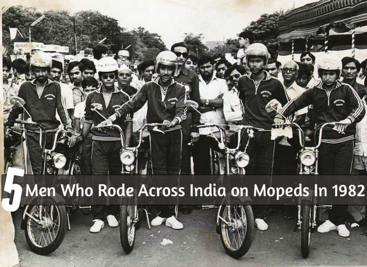 The Adventures of 5 Men Who Rode Across India on Mopeds In 1982