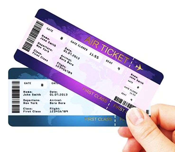 AIR TICKETS/ TRAIN TICKETS: