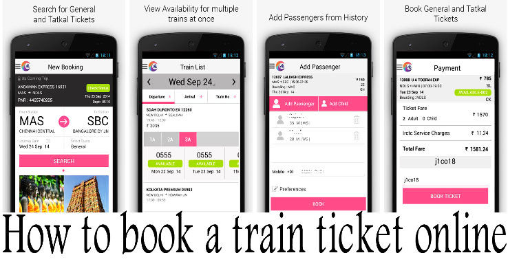 How to book a train ticket online