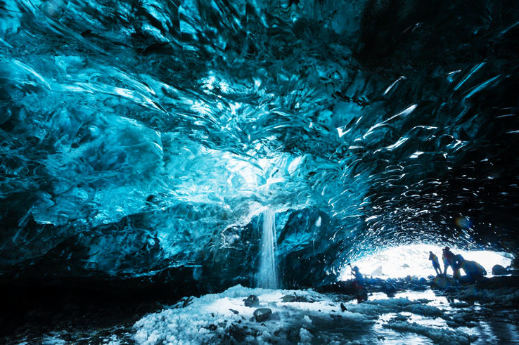 3. Vatnajokull glacier cave