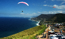 The Paragliding beaches Newcastle