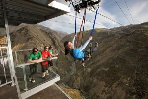 Challenging Gravity In Shotover Canyon in Queenstown