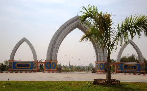Naypyidaw Fountain Park