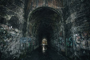 Screaming Tunnel near Niagara Falls