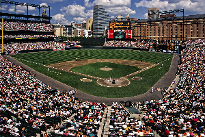 The Orioles park