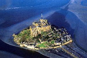 Bay of Mont-Saint-Michel offers breathtaking view
