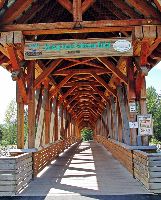 Kicking Horse Pedestrian Bridge