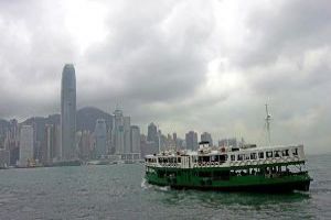 Riding the Star Ferry in Hong Kong