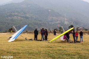 Hang gliding