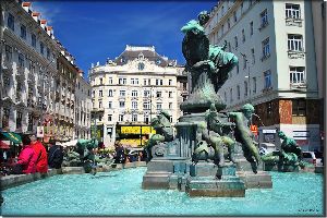  Kartner Strasse and the Donner Fountain