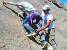 Rock Climbing and Rappelling 