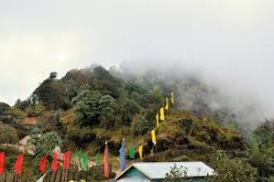 Tumling village in summer