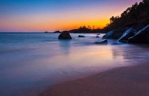 Half moon beach