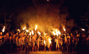 Watch the Kecak Fire Dance 