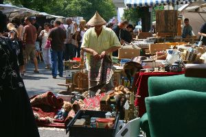 Rummage around a flea market