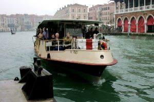 Night Ride On The Vaporetto In Venice