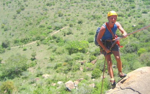 Rock Climbing Scene at Lukenya in Nairobi Trip Packages