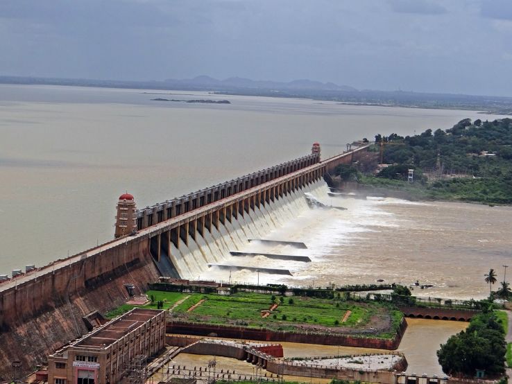 Tungabhadra dam image