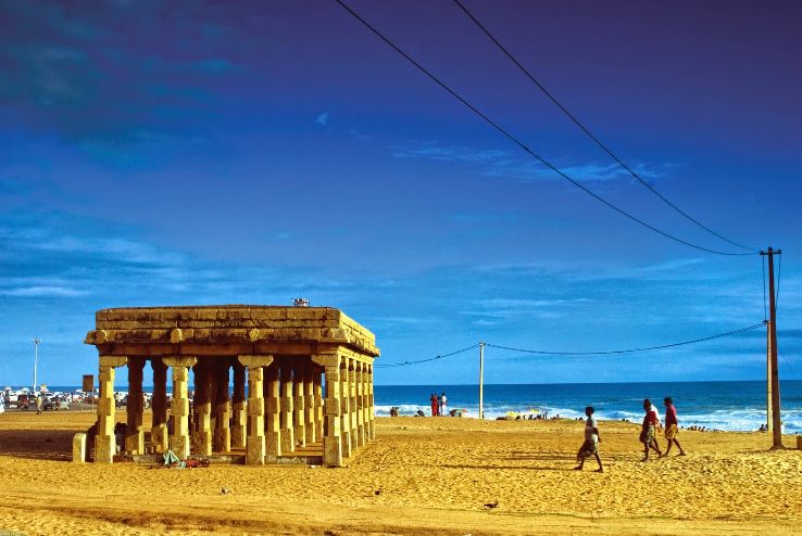 Shangumugham Beach. Places to visit in Trivandrum