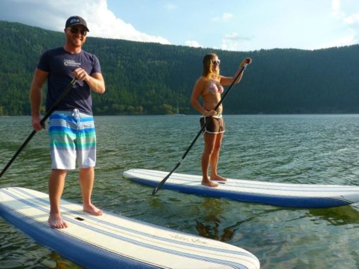 paddleboarding or kayaking on Kootenay Lake Trip Packages