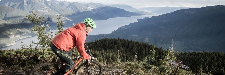The Nelson area on a mountain bike Trip Packages