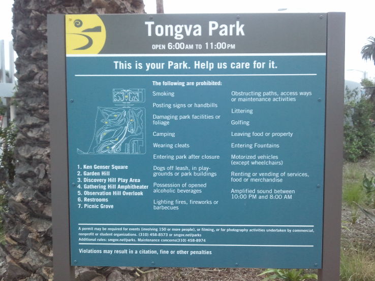 Tongva Park  Trip Packages