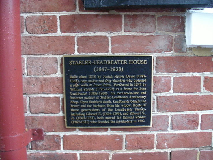 Stabler-Leadbeater Apothecary Shop  Trip Packages