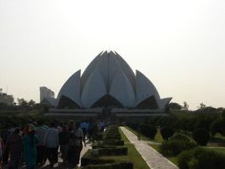 Glimpse of Cultural Architecture at Baha i Lotus Temple Trip Packages