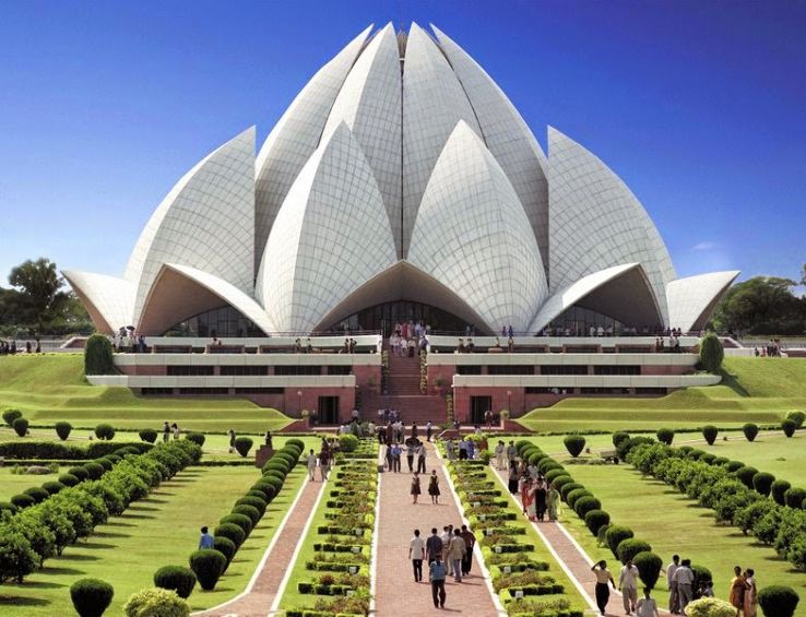 Glimpse of Cultural Architecture at Baha i Lotus Temple Trip Packages