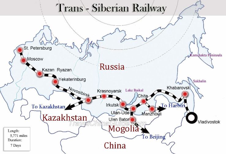 The Trans-Siberian Railway Trip Packages