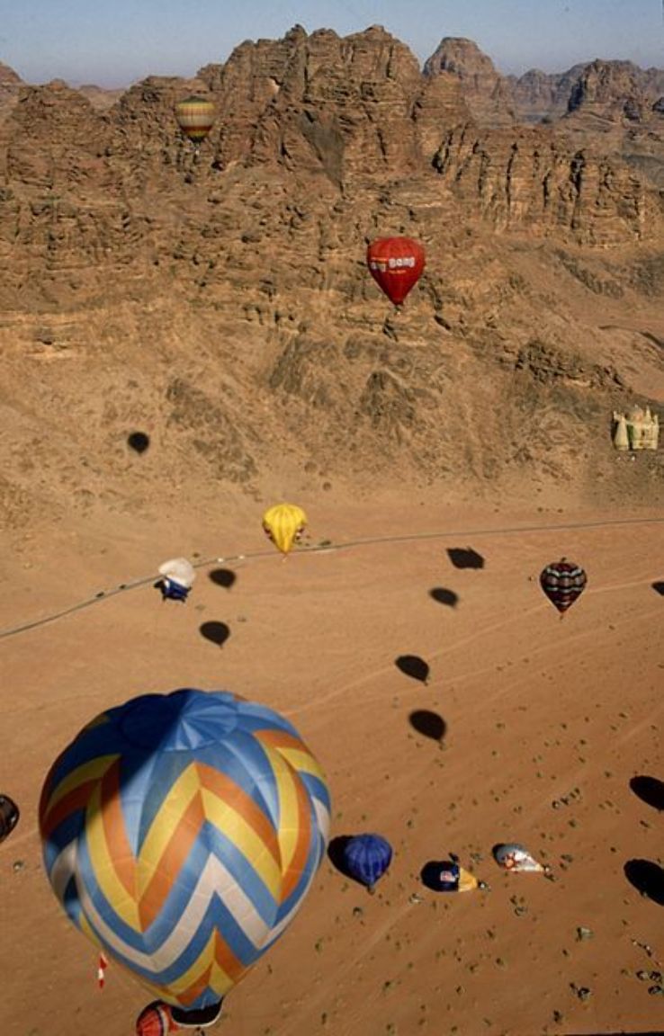 Hot Air Ballooning Above the Valley of Wadi Rum Trip Packages